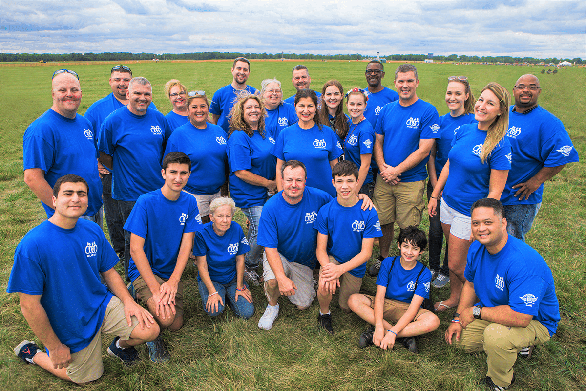 Atlas Cares volunteers at the Selfridge Air National Guard Base